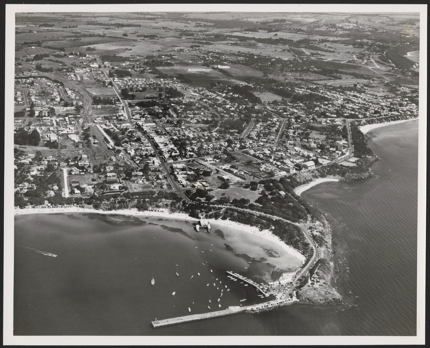 Historical aerial view from the Origins Publishing archive