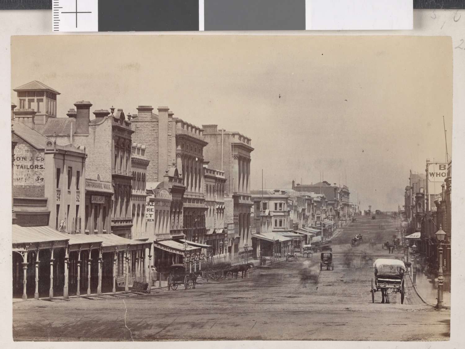 Anon - 1872 - Collins Street from Swanston picture - H96.1601722