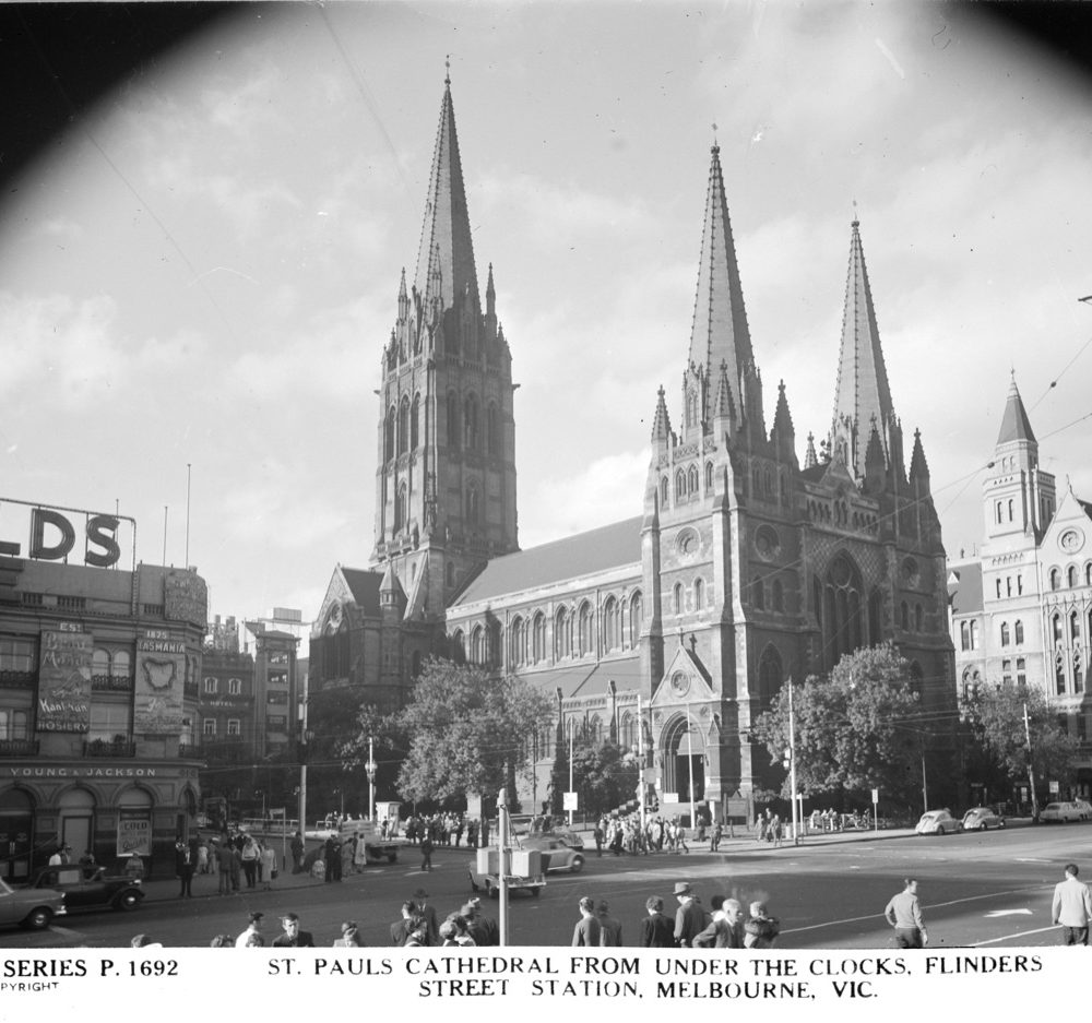 's Cathedral From Under The Clocks, Flinders Street Station, Melbourne, Vic - H324922413 Capturefile: D:glass neg raws110rg002412.tif
CaptureSN: CC001681.025793
Software: Capture One PRO for Windows