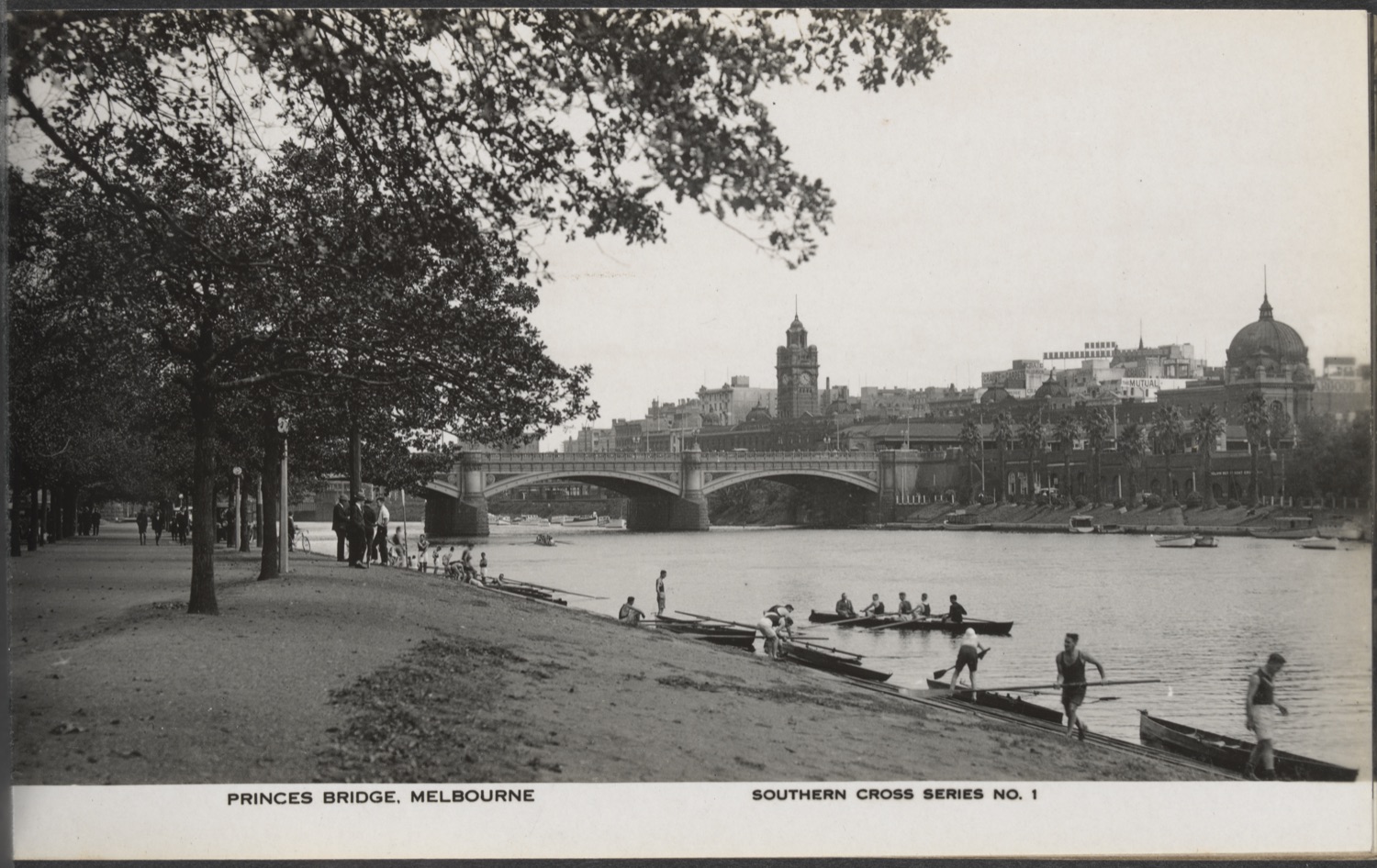Rose Stereograph Co., photographer - 19301935 - Princes Bridge, Melbourne - H2011.27H